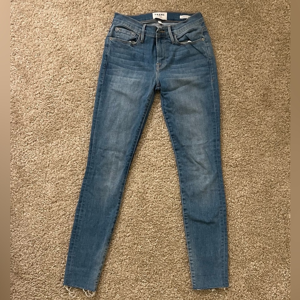 Frame skinny jeans, le skinny de jeanne style